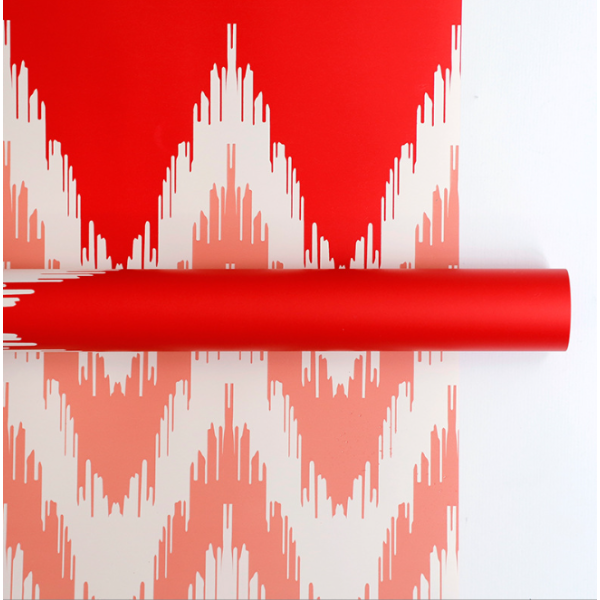 Plastic Wrapping Paper Red Pack 20